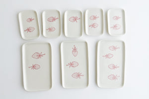 Porcelain Berry Catch-All Trays"
