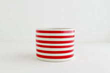 Load image into Gallery viewer, Red Stripe Bucket Bowl