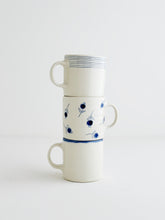 Load image into Gallery viewer, Porcelain Blue Rim Mug - 7oz