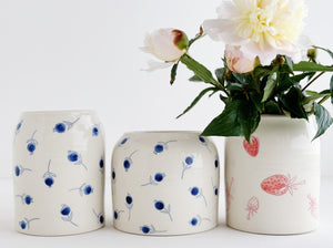 Porcelain Vase - Blueberry