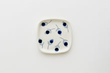 Load image into Gallery viewer, Small Square Plate - Blueberry