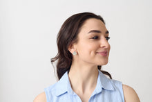 Load image into Gallery viewer, Pinstripe Fan Studs