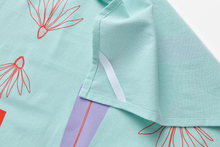 Load image into Gallery viewer, Tea Towel - Mint Coneflowers