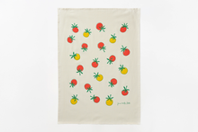 Load image into Gallery viewer, Tea Towel - Cream Tomatoes