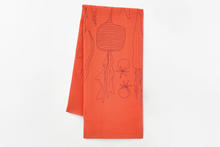 Load image into Gallery viewer, Tea Towel - Orange Veggies