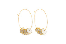Load image into Gallery viewer, Pinched Bead Hoops - Large