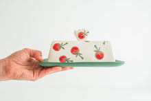 Load image into Gallery viewer, Porcelain Butter Dish - Tomato