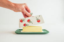 Load image into Gallery viewer, Porcelain Butter Dish - Tomato
