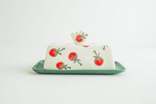 Load image into Gallery viewer, Porcelain Butter Dish - Tomato