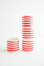Load image into Gallery viewer, Red Stripe Candle - Cypress+Spice
