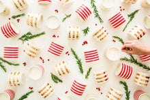 Load image into Gallery viewer, Red Stripe Candle - Unscented