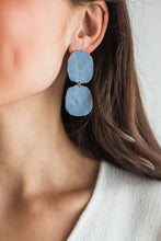Load image into Gallery viewer, Soft Square Earrings - In Thistle