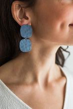 Load image into Gallery viewer, Soft Square Earrings - In Thistle