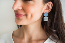 Load image into Gallery viewer, Lattice Earrings - In Thistle