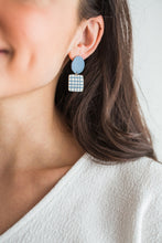 Load image into Gallery viewer, Lattice Earrings - In Thistle