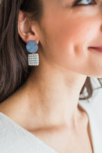 Load image into Gallery viewer, Lattice Earrings - In Thistle