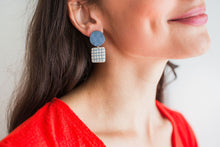 Load image into Gallery viewer, Lattice Earrings - In Thistle