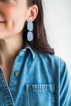Load image into Gallery viewer, Soft Square Earrings - In Thistle
