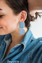 Load image into Gallery viewer, Soft Square Earrings - In Thistle