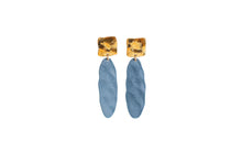 Load image into Gallery viewer, Clear Blue Morning Earrings