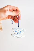 Load image into Gallery viewer, Blueberry Teacup Ornament