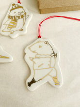 Load image into Gallery viewer, Skating Woodland Critter Ornament