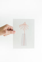 Load image into Gallery viewer, 5x7" Coneflower Letterpress Print