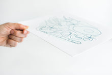 Load image into Gallery viewer, 8x10" Veggie Platter Letterpress Print