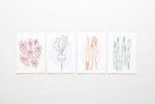 Load image into Gallery viewer, 5x7" Asparagus Letterpress Print