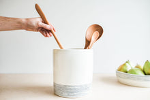 Load image into Gallery viewer, Porcelain Utensil Crock