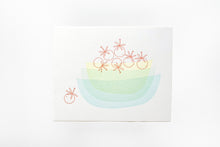 Load image into Gallery viewer, 8x10" Tomato Stacking Bowls Letterpress Print