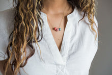 Load image into Gallery viewer, Faceted Bead Cluster Necklace
