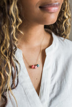 Load image into Gallery viewer, Faceted Bead Cluster Necklace