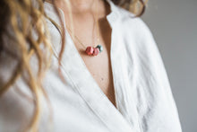 Load image into Gallery viewer, Faceted Bead Cluster Necklace