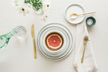 Load image into Gallery viewer, Porcelain Pinstripe Plates