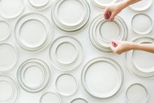 Load image into Gallery viewer, Porcelain Pinstripe Plates