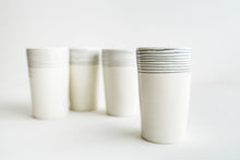 Load image into Gallery viewer, Porcelain Pinstripe Tumbler/Vase
