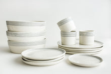 Load image into Gallery viewer, Porcelain Pinstripe Plates
