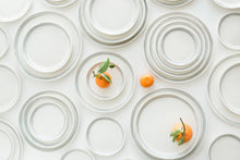 Load image into Gallery viewer, Porcelain Pinstripe Plates