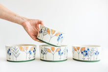 Load image into Gallery viewer, Porcelain Floral Soup Bowl