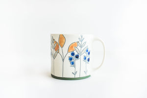 Porcelain Floral Mug