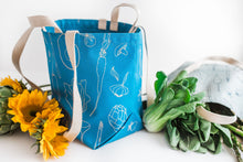 Load image into Gallery viewer, Veggie Tote - In Turquoise