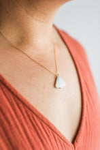 Load image into Gallery viewer, Striped Petal Pendant