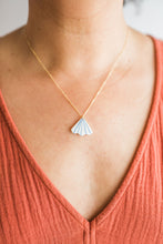 Load image into Gallery viewer, Striped Petal Pendant