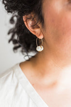 Load image into Gallery viewer, Pinched Bead Hoops - Small