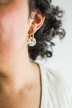 Load image into Gallery viewer, Circle Charm Hoops