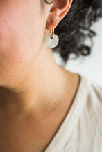 Load image into Gallery viewer, Circle Charm Hoops