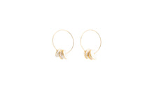 Load image into Gallery viewer, Pinched Bead Hoops - Small
