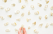 Load image into Gallery viewer, Circle Charm Hoops