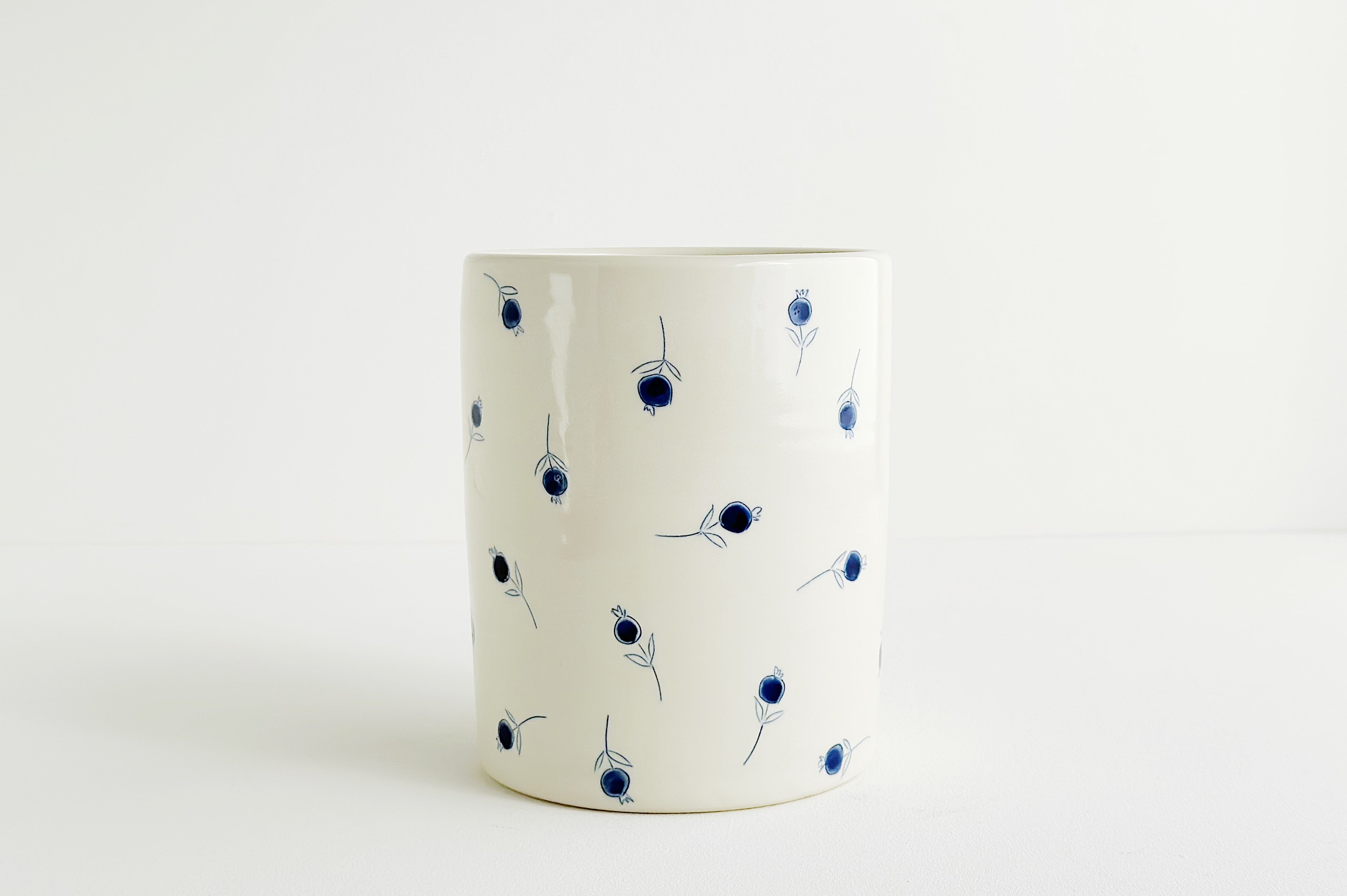 Utensils Ceramic Crock White with Black Letters – Blueberry Lane Shop
